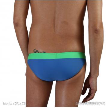 Seamless swim bikini in matched color on waist - 2 (thumb)