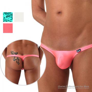 TOP 13 - Smooth mini rounded pouch swim thong (Y-back) ()