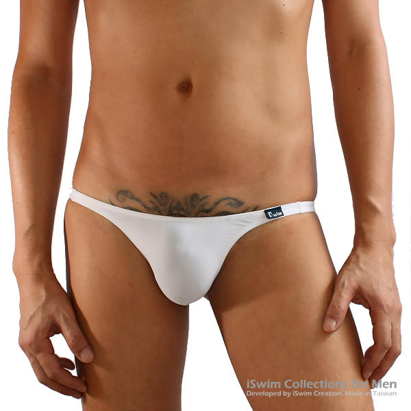 Smooth pouch brazilian swim bikini (hlaf back) - 2