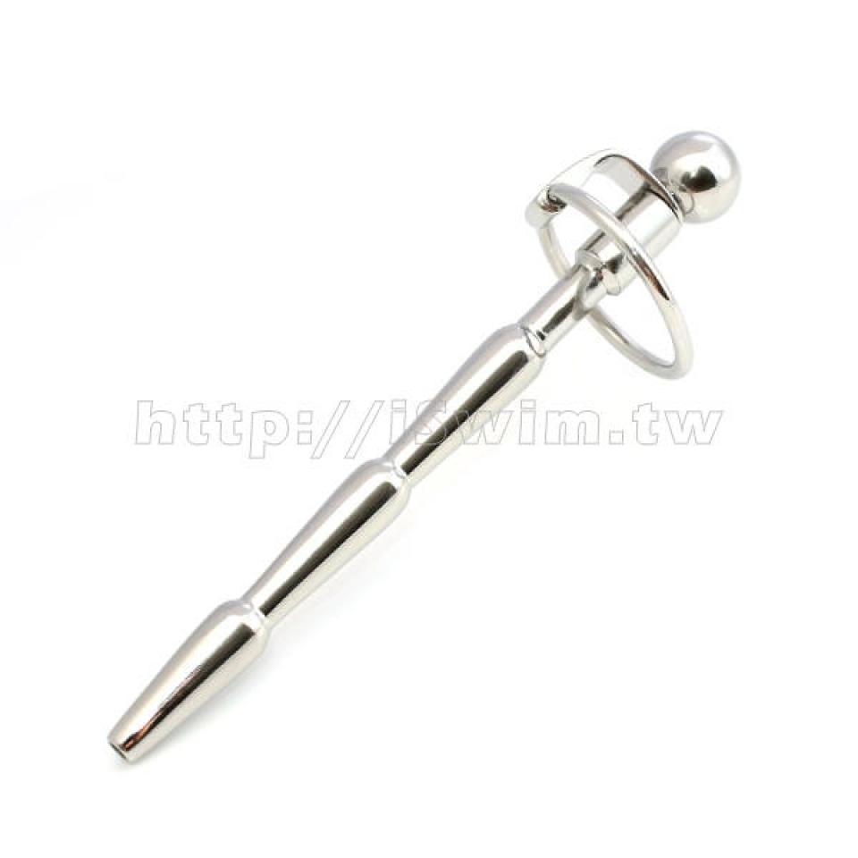 多用途四段錐型導尿管式尿道插棒(9.8mm x 120mm)龜頭環可拆式