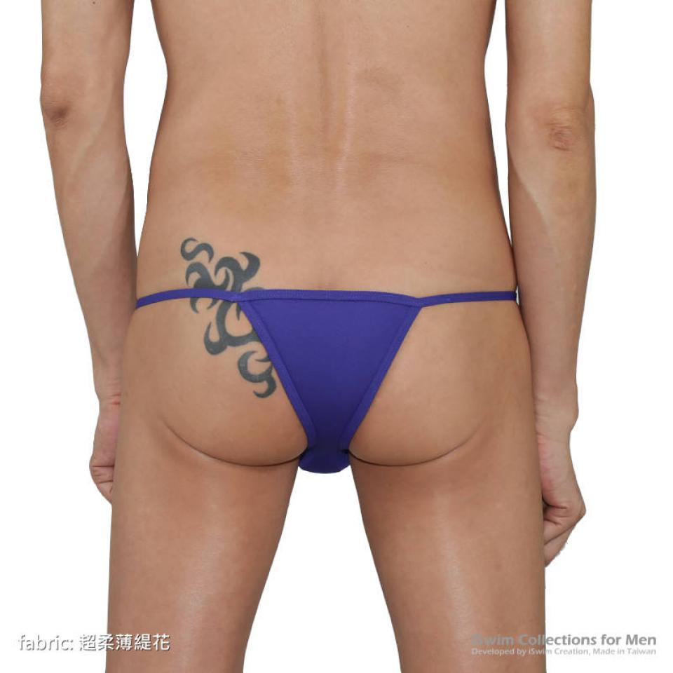 Super low rise string capri thong underwear back piece