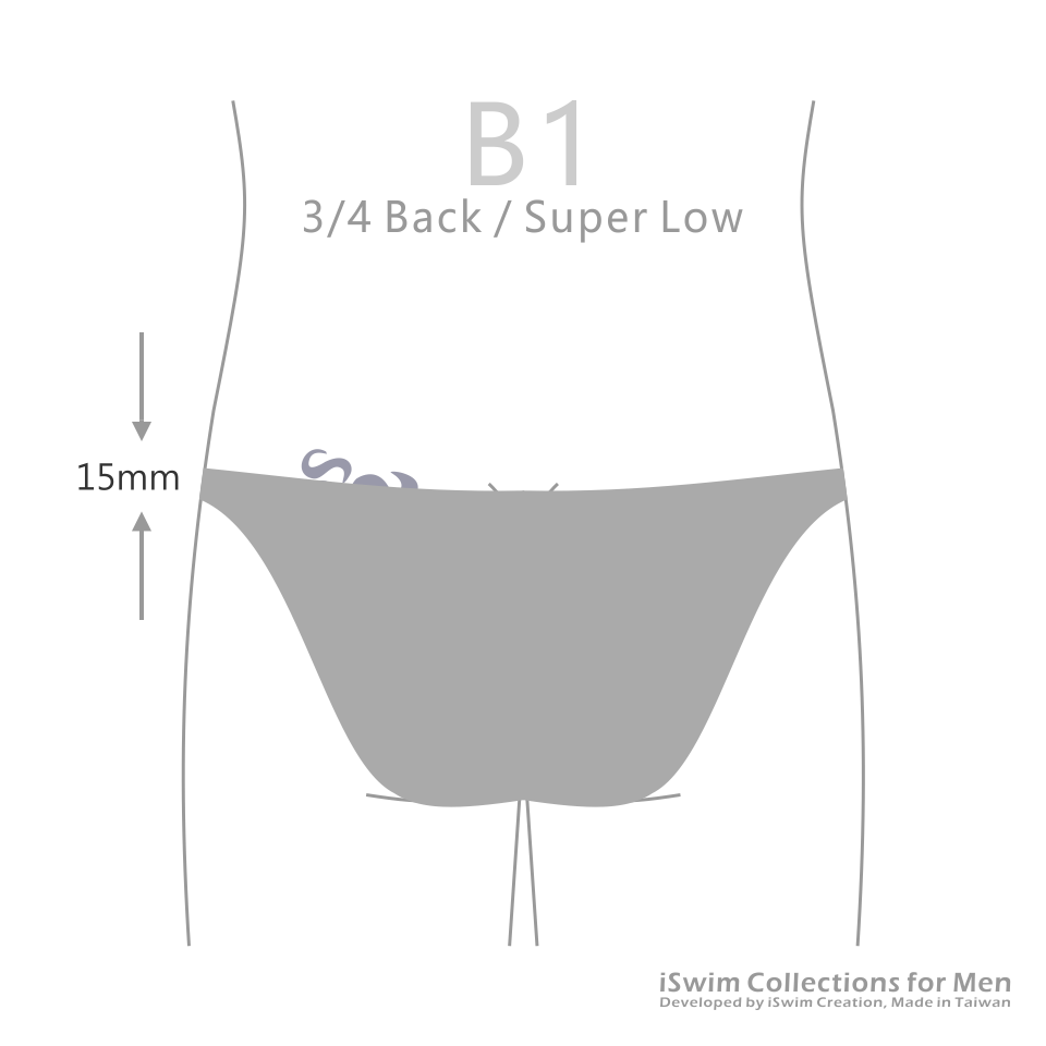 1.5cm thin sides brazilian bikini