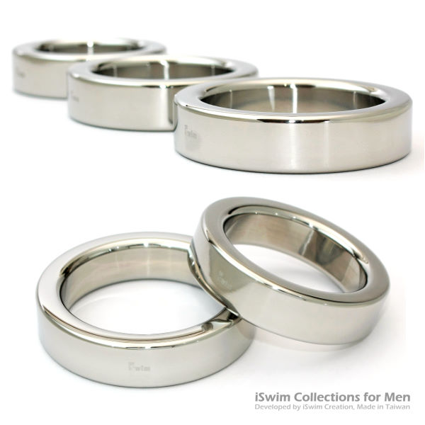 醫療鋼精品型男屌環《15x8mm重金屬野郎版》內徑40mm - 1