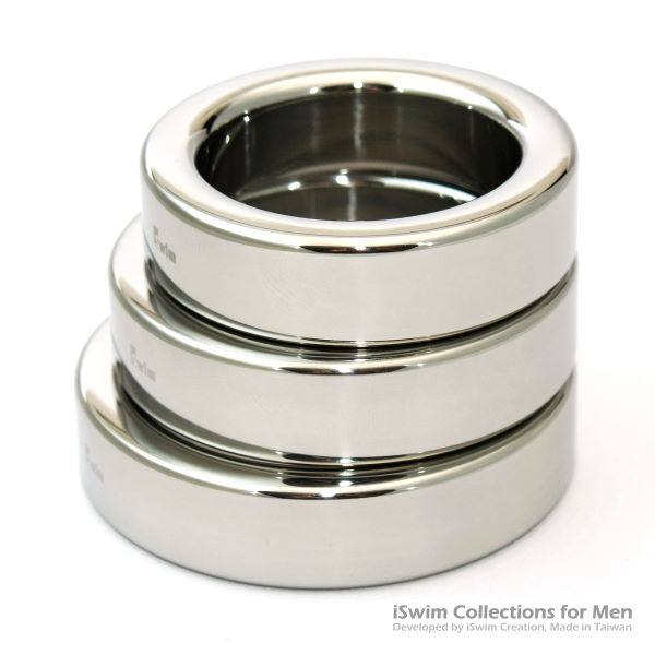 醫療鋼精品型男屌環《15x8mm重金屬野郎版》內徑40mm - 2