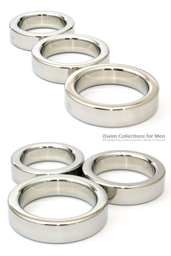 醫療鋼精品型男屌環《15x8mm重金屬野郎版》內徑40mm - 3