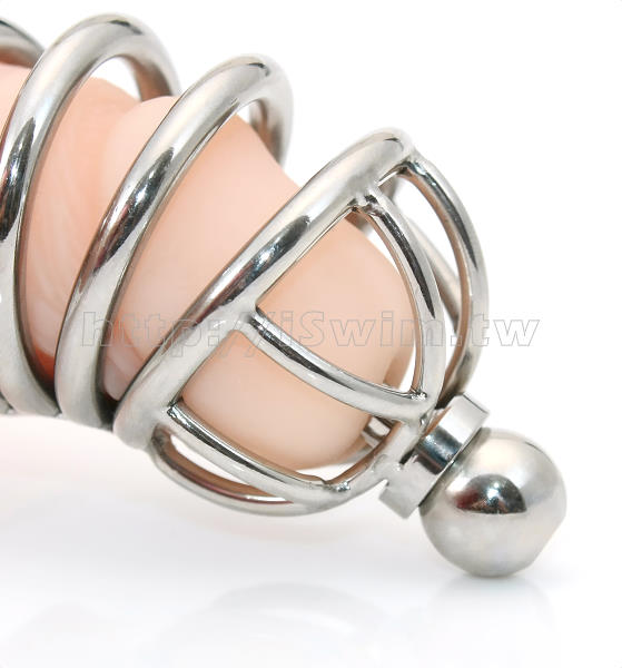 男用導尿管醫療鋼屌環貞操帶 加重加長版 - 3