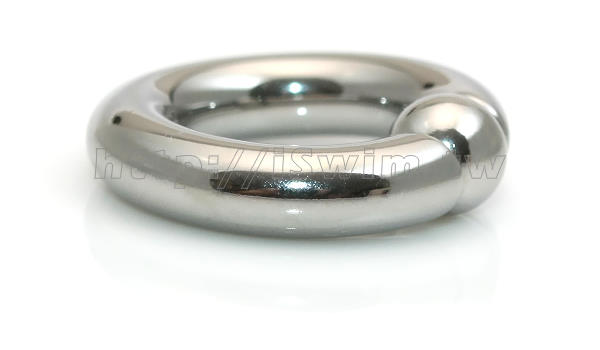 captive bead ring with pop fit ball 2G (6 x 16mm) - 1