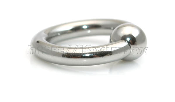 captive bead ring with pop fit ball 6G (4 x 16mm) - 1