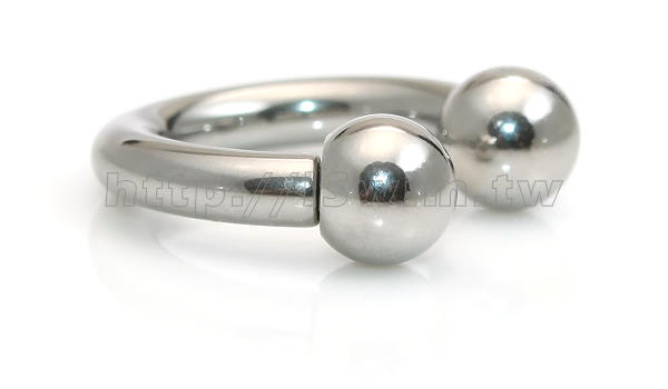 馬蹄C型穿刺環 6G(4mm x 16mm) - 1