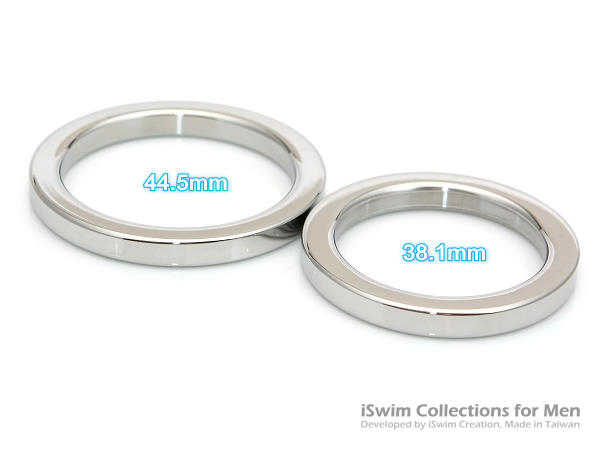 醫療鋼精品型男屌環《6x6mm輕量級細版人氣款》內徑38.1mm - 2