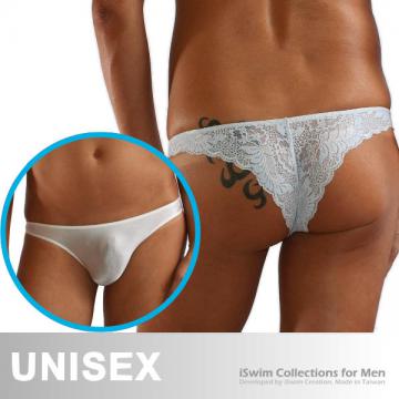 Unisex seamless lace brazilian (half back) - 0 (thumb)
