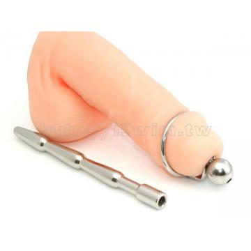 多用途四段錐型導尿管式尿道插棒(9.8mm x 120mm)龜頭環可拆式 - 2 (thumb)