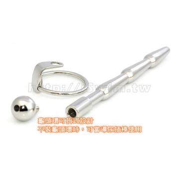 多用途四段錐型導尿管式尿道插棒(9.8mm x 120mm)龜頭環可拆式 - 3 (thumb)