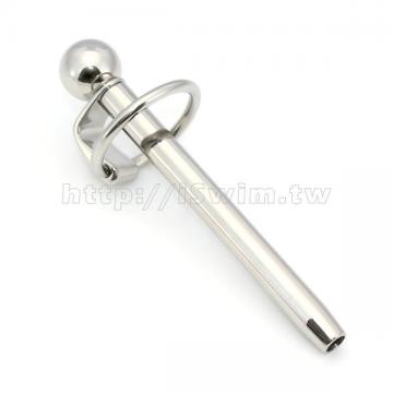 多用途導尿管式尿道插棒直管版(8mm x 80mm)龜頭環可拆式 (thumb)