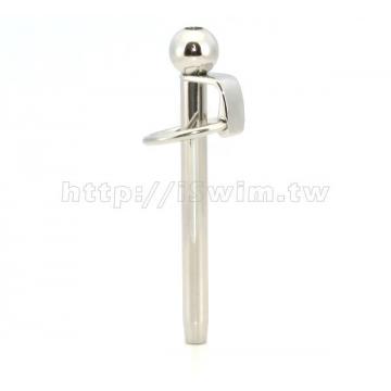 多用途導尿管式尿道插棒直管版(8mm x 80mm)龜頭環可拆式 - 3 (thumb)