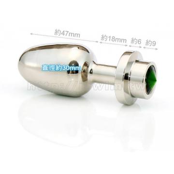 醫療鋼寶石後庭塞30mm(iSwim設計)↘特價出清 - 4 (thumb)