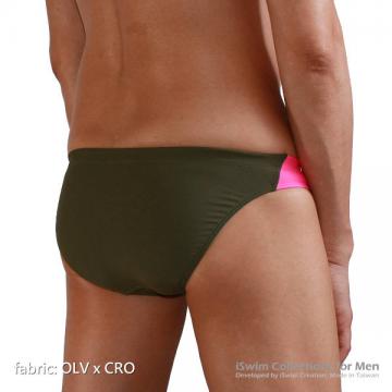 Sport swim briefs in macthed color (full back) - 6 (thumb)