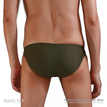 Sport swim briefs in macthed color (full back) - 4 (thumb)