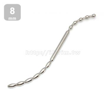 雙頭45度加彎前列腺刺激插棒 8mm↘特價再省300 (thumb)
