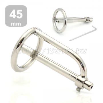 多用型醫療鋼導尿棒貞操帶(屌環45mm)↘特價5折出清(本款螺絲為不含頭的內六角螺絲) (thumb)