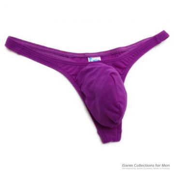 rock pouch thong in ultra-thin TWT fabric