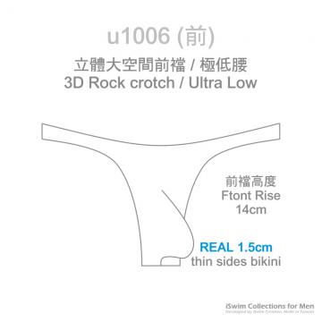 rock pouch thong in ultra-thin TWT fabric - 4 (thumb)