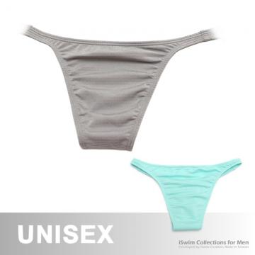 unisex seamless half back in x-static fabric