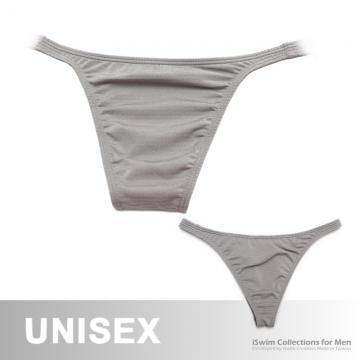 unisex seamless tanga in x-static fabric
