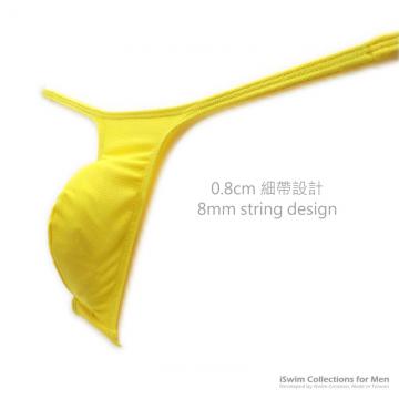 Narrow straight pouch string thong (Y-back) - 5 (thumb)