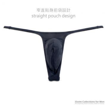 Narrow straight pouch string thong (Y-back) - 3 (thumb)