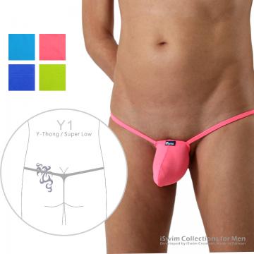 Stud bulge string thong (Y-back) - 0 (thumb)
