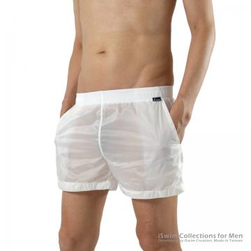 Ex-thin translucent slim shorts w/3 pockets (limited) - 0 (thumb)