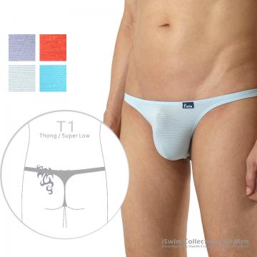 Smooth lifting pouch thong