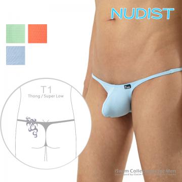 Snug NUDIST bulge string thong - 0 (thumb)
