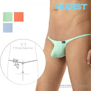 Snug NUDIST bulge string thong (Y-back)