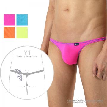 Lifting pouch deco lines thong(Y-back) - 0 (thumb)