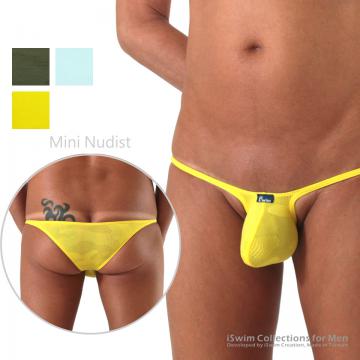 Mini NUDIST bulge string capri brazilian (tanga)