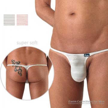Sexy straight narrow pouch string thong (Y-back)