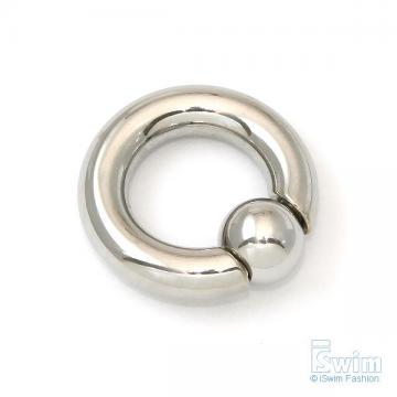 體環~單珠Q型圓環穿刺屌環(彈簧鋼珠~免工具) 2G(6mm x 16mm) (thumb)