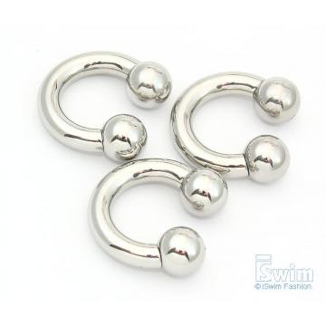 體環~雙珠C型馬蹄環穿刺屌環 4G(5mm x 16mm) - 2 (thumb)