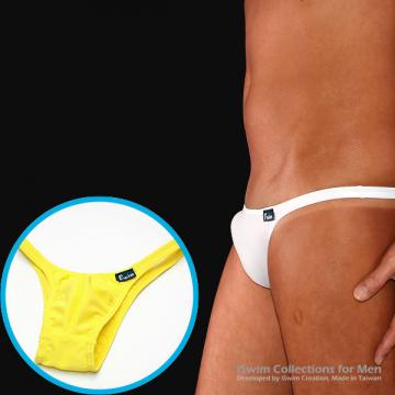 Mini smooth pouch brazilian swim bikini (half back)