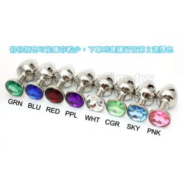 醫療鋼金屬後庭塞(Surgical Steel Anal Plug)男女兩用不鏽鋼後庭肛塞~30 ﹡75mm(小) - 6 (thumb)