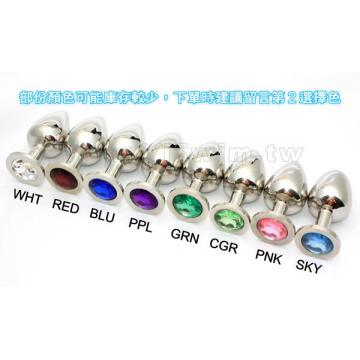 醫療鋼金屬後庭塞(Surgical Steel Anal Plug)男女兩用不鏽鋼後庭肛塞~40 ﹡90mm(大) - 6 (thumb)