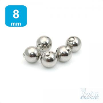 Q型PA穿刺體環2G/4G/6G專用彈簧鋼珠~直徑8mm (thumb)