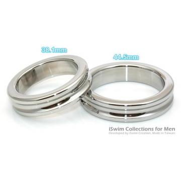 醫療鋼精品型男屌環《12x6mm時尚凹槽寬版》內徑38.1mm~限量 - 4 (thumb)