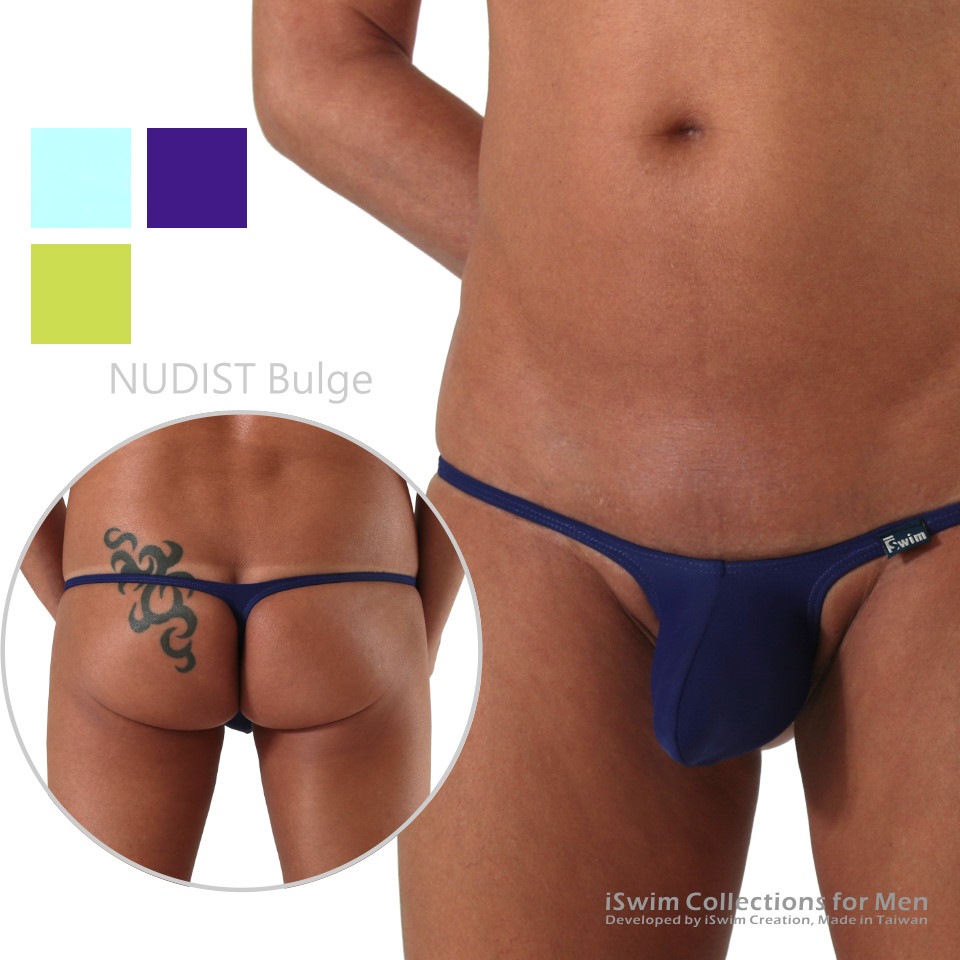 Mini NUDIST bulge swim thong (Y-back) - 0