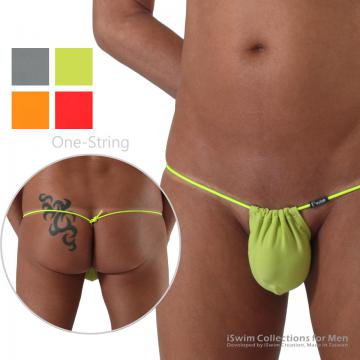 Swim pouch 3mm g-string (one-string swim thong)