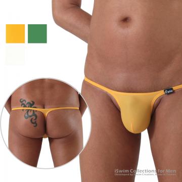 TOP 7 - Straight mini pouch swim thong (Y-back) ()