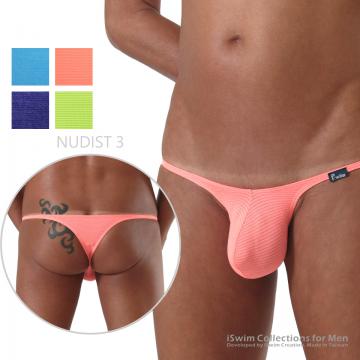 NUDIST bulge string capri thong (cheeky)