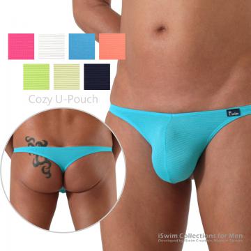 Cozy U-Pouch thong (flat triangle T-back)